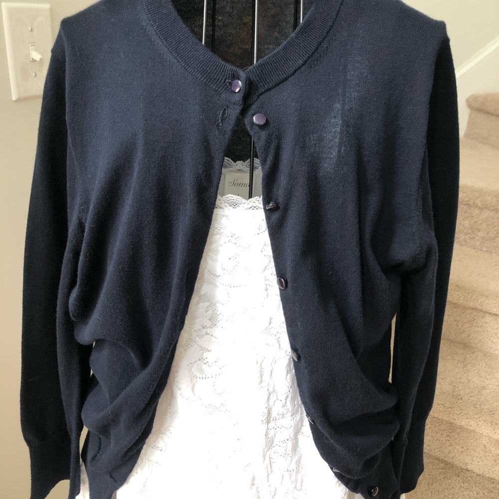 Navy Cardigan